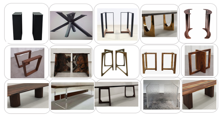 Choisissez le modèle de votre piètement de table