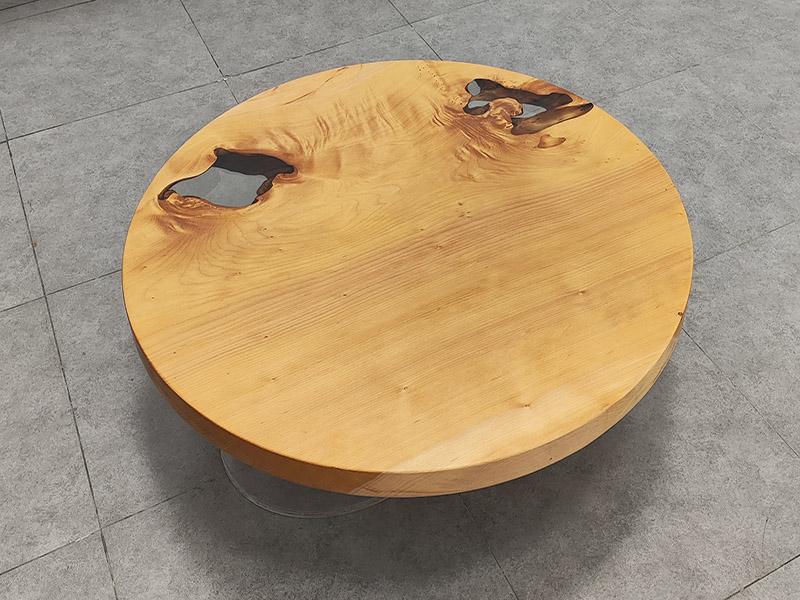 wood coffee table
